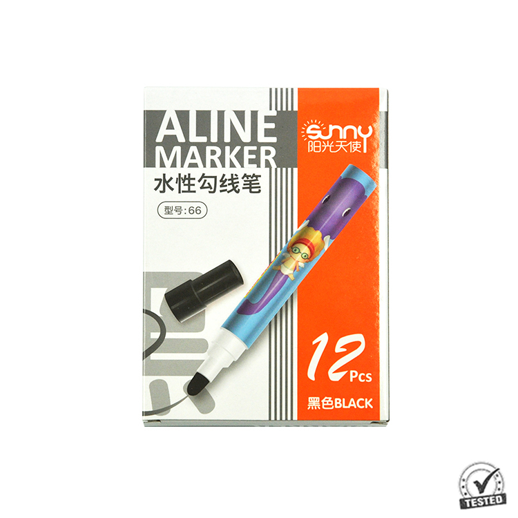 Shanghai Guoyun Sunny Oil Permanent Aline Whiteboard marker pens , stationery set